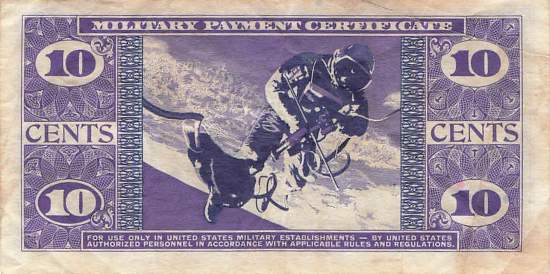 USA MPC Series 681 p.M76 10 Cents 1969 F